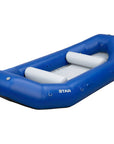 Star Outlaw 13' Self Bailing Raft in blue with inflatable side tubes and sturdy floor for fishing and float trips