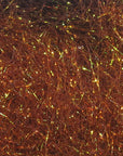 Ice Dub fibers in rich copper tones with reflective shimmer by Hareline Dubbin, Inc at Freestone Fly Shop for fly tying