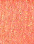Ice Dub fibers in glowing peach shades with luminous sparkle by Hareline Dubbin, Inc at Freestone Fly Shop for fly tying