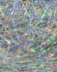 Ice Dub fibers with reflective holographic shimmer by Hareline Dubbin, Inc at Freestone Fly Shop for fly tying