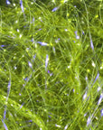 UV Polar Chenille in vivid chartreuse with shimmering fibers by Hareline Dubbin, Inc for fly tying at Freestone Fly Shop