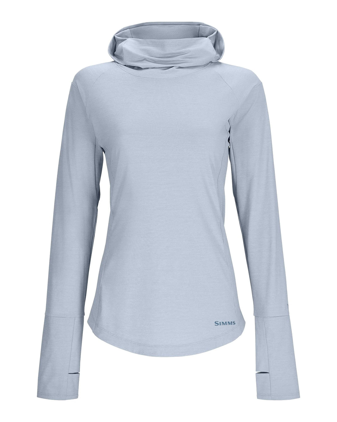 Simms W's SolarFlex® Cooling Hoody - Steel Blue