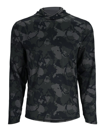 Simms Men's Solarflex Hoody - Regiment Camo Carbon