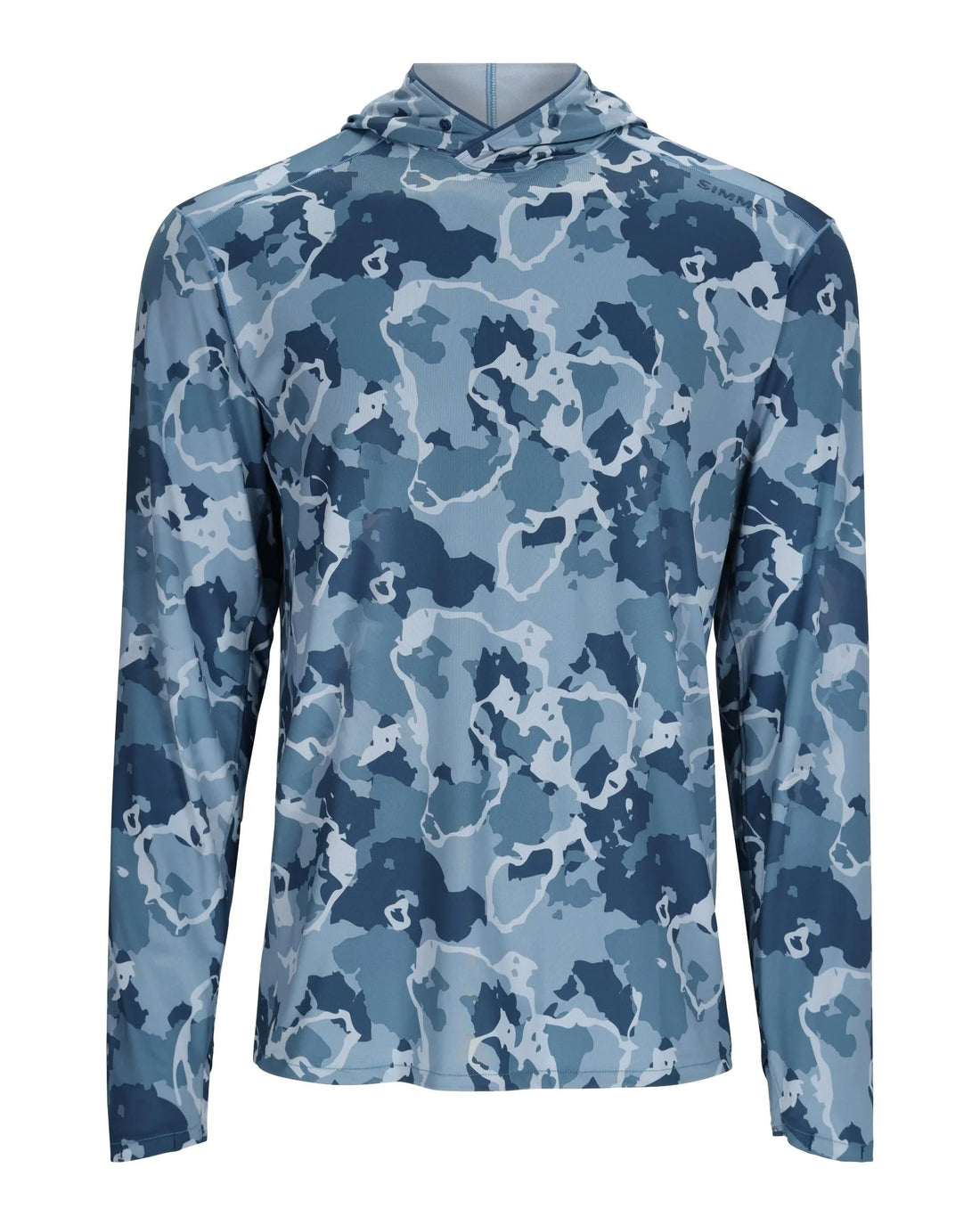 Simms Men's Solarflex Hoody - Regiment Camo Neptune