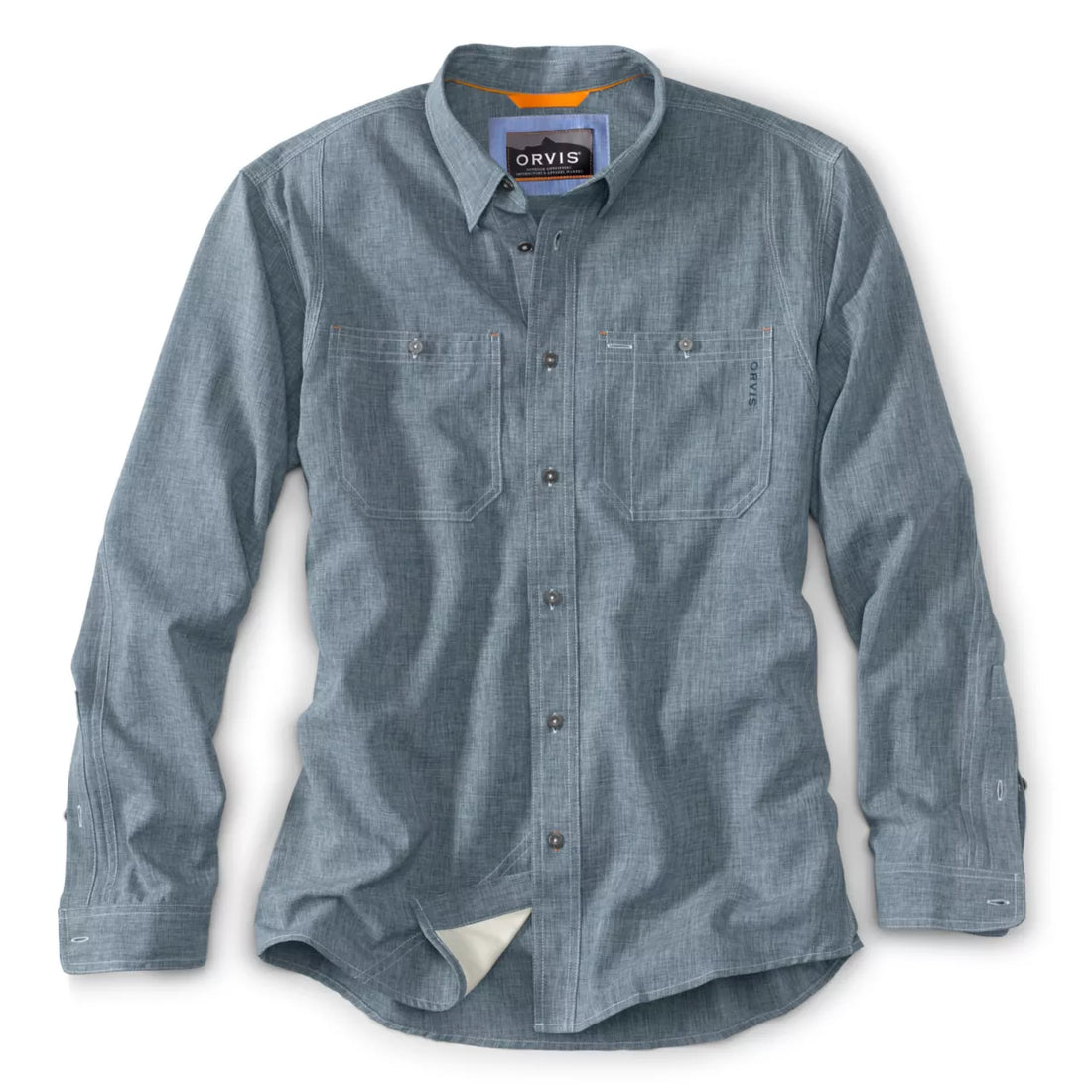 Orvis Tech Chambray Ls Work Shirt