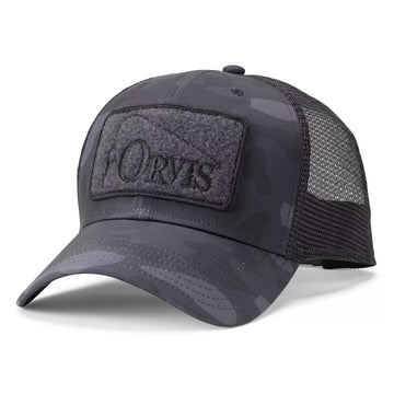 Orvis 1971 Camo Trucker Hat (Black)
