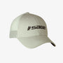 Sage Mesh Back - Steel trucker hat with embroidered Sage logo and adjustable snapback from Farbank Pros fishing apparel