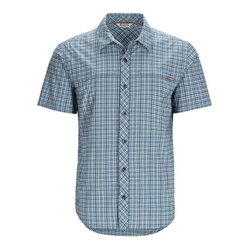 Simms Men's Stone Cold SS - Midnight Plaid