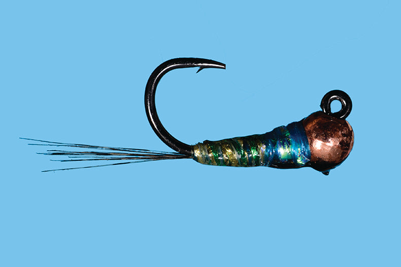 Solitude Flies - Tungsten Jig Halo - Olive