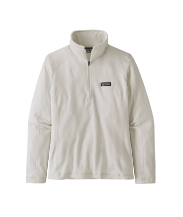 Patagonia W's Microdini 1/4 Zip Birch white