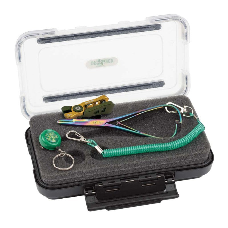 Dr. Slick Mitten Scissor Clamp Gift Box w/Reel and Nipper with NATCO Nipper and RISOG Reel at Freestone Fly Shop