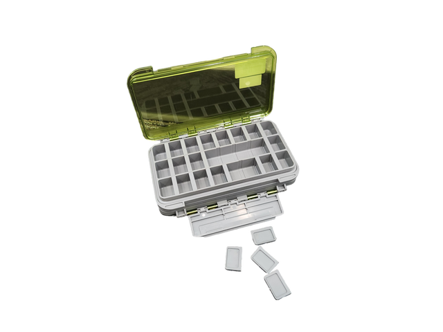 New Phase 1444 Teton Fly Box Waterproof Double Sided with customizable compartments by New Phase Inc at Freestone Fly Shop