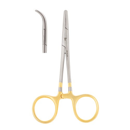 Dr. Slick 5 1/2" Gold Loops, Curved Clamp designed for fly fishing safe hook handling at Freestone Fly Shop