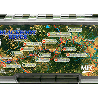 MFC River Map Waterproof Fly Box - Large